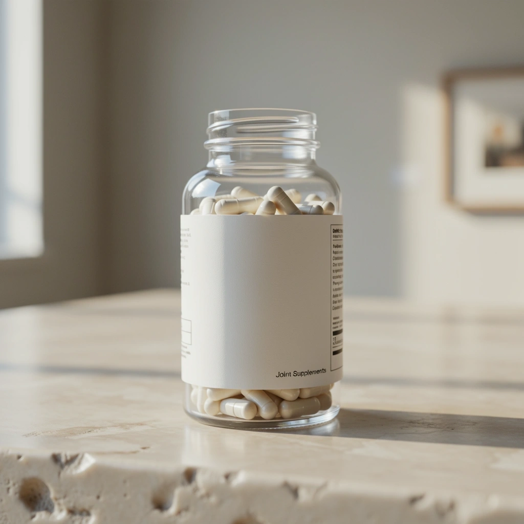 Premium male health supplement display